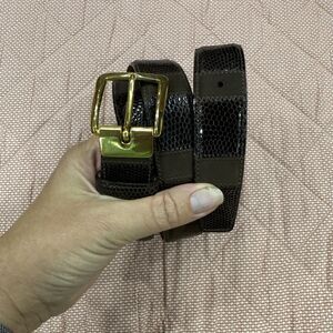 Men’s Countess Mara guniene Lizard Brown Belt Size 42